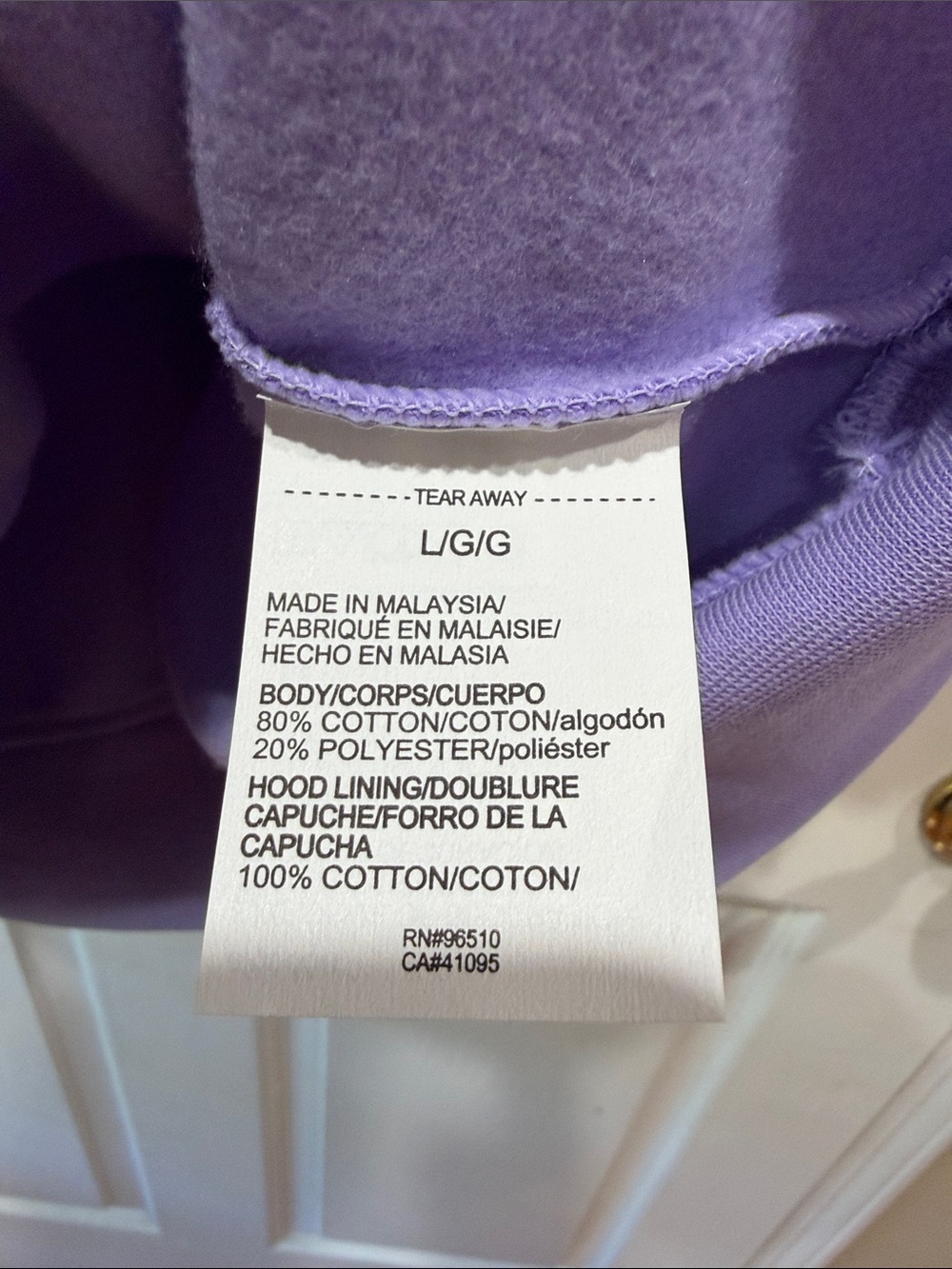 Under Armour Large Lavender Hoodie-NWT - Picture 5 of 6